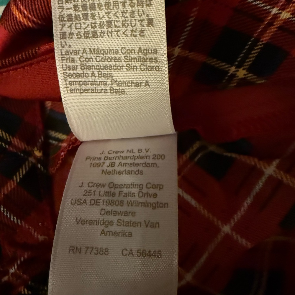 Jcrew sz Large NWT  A-Line - Classic Tartan Women’s Skirt - Picture 4 of 4